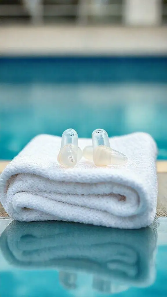 Descubra como os tampões de natação protegem seus ouvidos!