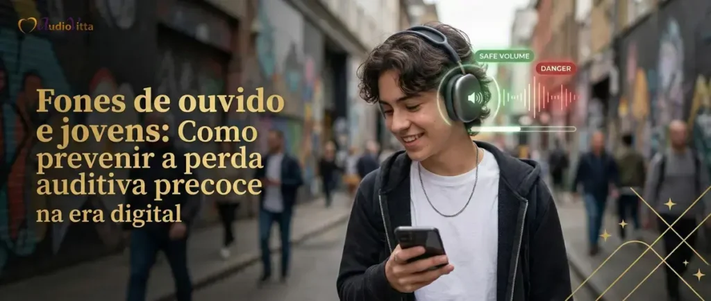 Fones de ouvido e jovens: Como prevenir a perda auditiva precoce na era digital