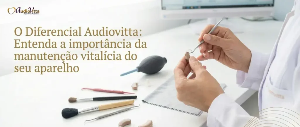 O Diferencial Audiovitta: Entenda a importância da manutenção vitalícia do seu aparelho