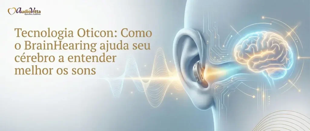 Tecnologia Oticon: Como o BrainHearing ajuda seu cérebro a entender melhor os sons