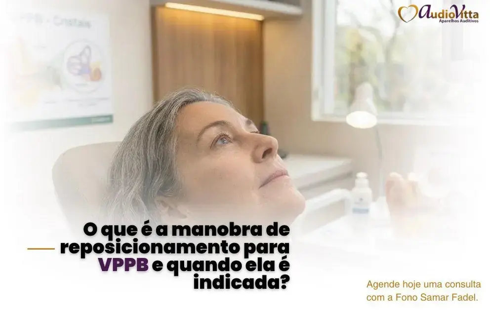 O que é a manobra de reposicionamento para VPPB e quando ela é indicada?