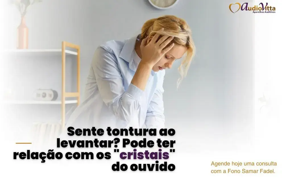 Sente tontura ao levantar? Pode ter relação com os "cristais" do ouvido