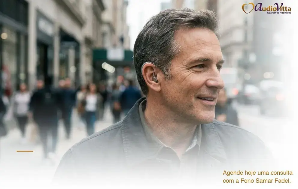 Aparelho Starkey Evolv com inteligência artificial.